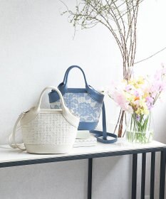 style code 【MERCURYDUO/マーキュリーデュオ】ミックスマテリアル　ハンドバッグ