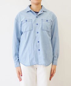 caqu USN chambrey shirts コットンシャンブレーシャツ