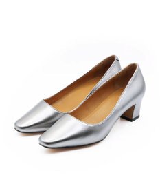 APOM スクエアトゥプレーンパンプス50