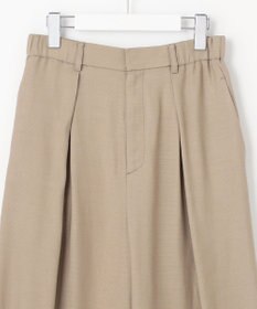 自由区 【XSサイズ～/洗える/セット可】キュプラリネンシャンタン ワイドパンツ