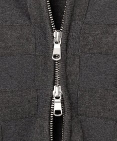 J.PRESS MEN 温かさと軽さの快適素材【ストレッチ / イージーケア】【FLEX YARN】リンクスフルジップ  ニットカーディガン