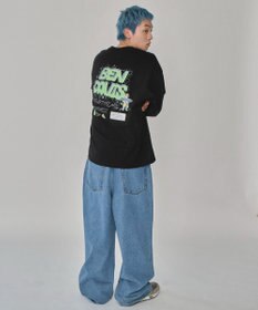 WEGO 【ユニセックス着用ITEM】別注BENDAVISグラフィックT（LS）