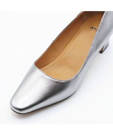 APOM スクエアトゥプレーンパンプス50