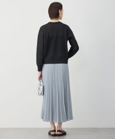 ICB L 【先行予約】ライトジョーゼットプリーツ スカート