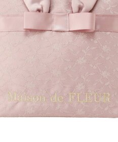 Maison de FLEUR イースターラビットフリルハンドルトートバッグ