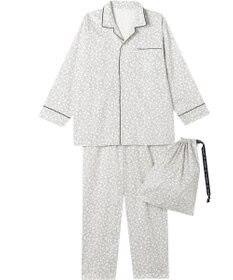 ワコール／睡眠科学 パジャマ 長袖 長ズボン 綿100%(本体) サテン 【睡眠科学×mintdesigns】 メンズ YGX606 睡眠科学／ワコール