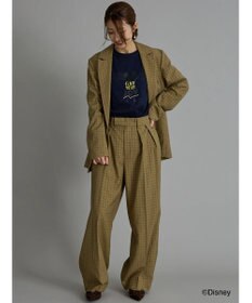 Te chichi 【Disney】ミッキー/配色ロゴロンT