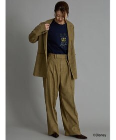 Te chichi 【Disney】ミッキー/配色ロゴロンT