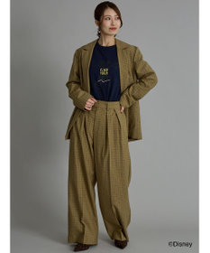 Te chichi 【Disney】ミッキー/配色ロゴロンT