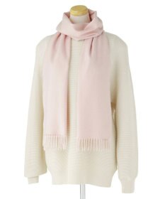 MOONBAT PAUL & JOE ACCESSOIRES ”PJ”ロゴブローチ付きムースタッチマフラー（パッケージ入り）