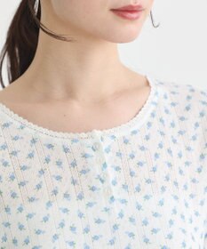 earth music&ecology 【WEB限定】アイレットジャカードタイトプルオーバー