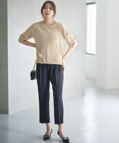 ANY SIS 【接触冷感・UVカット・速乾】コンフォートビューティサテン パンツ