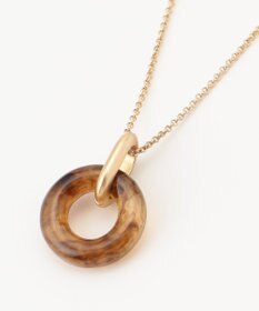 J.PRESS LADIES マーブルトップ ネックレス