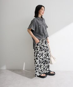 Green Parks シアーデニム２ＷＡＹビックドルマンシャツ