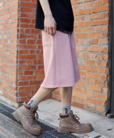WEGO 【ユニセックス着用ITEM/SMサイズ展開/ウエストゴム】スウェットバギーショーツ