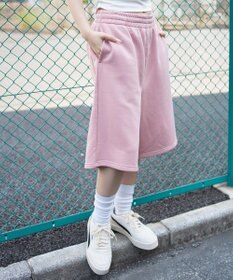 WEGO 【ユニセックス着用ITEM/SMサイズ展開/ウエストゴム】スウェットバギーショーツ