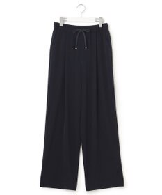 23区 L 【WEB限定/洗える】2WAYストレッチツイル ワイドパンツ