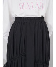 earth music&ecology ドロストギャザーフレアスカート