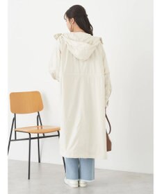 earth music&ecology テックフードロングコート