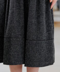 Tiaclasse 【洗える】配色パイピングフレアワンピース