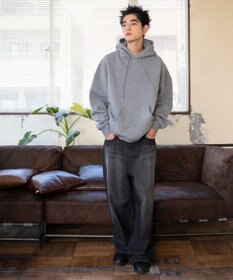 WEGO 【ユニセックス着用ITEM/MLXLサイズ展開/新色追加/裏起毛】スウェットプルパーカー