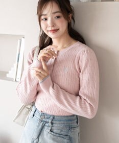 WEGO 【WEB限定/25年秋冬新作】別注USPOLOヘンリーネックニットPO