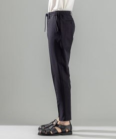 JOSEPH HOMME 新型・新柄【洗える/ストレッチ/シワになりにくい/セットアップ対応可】クールドッツストレッチ ドロスト付テーパードパンツ / PEGG CONVERTIBLE