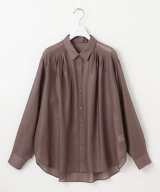 ANY SIS 【洗える】リネンライクシアーローン ブラウス