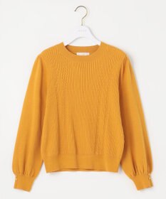 ANY SIS 【CICA加工】ケーブルポイント ニット