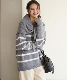 23区 スエード コンビ ドロスト バッグ