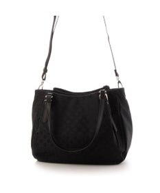 Y'SACCS ポーチ付きドットジャカードトート