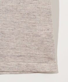 JOSEPH ABBOUD 【キングサイズ・リネン素材/吸水速乾/日本素材】リネンハニカム Vネック Tシャツ