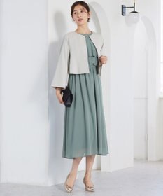 ANY SIS 【洗える】セレモニークロップド ジャケット