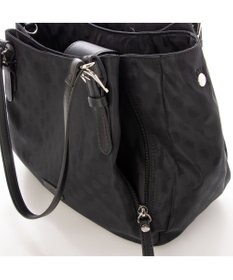 Y'SACCS ポーチ付きドットジャカードトート