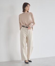 earth music&ecology 【毛玉防止 / 洗濯機洗い可】選べる丈ハイネックニット