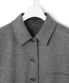 23区 【滝沢眞規子さん着用/VERY掲載/洗える】ウールミルドジャージー シャツ