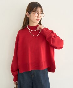 earth music&ecology 【毛玉防止 / 洗濯機洗い可】選べる丈ハイネックニット