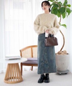 WEGO ブラッシュニットショートプルオーバー