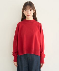 earth music&ecology 【毛玉防止 / 洗濯機洗い可】選べる丈ハイネックニット