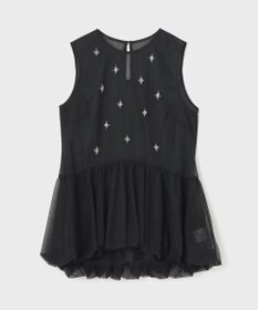 GRACE CONTINENTAL バルーンチュールトップ