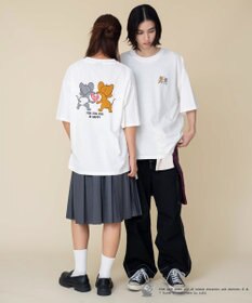 WEGO 【新柄追加/ユニセックス着用アイテム/SMLサイズ展開】TOMandJERRYグラフィックT（S）
