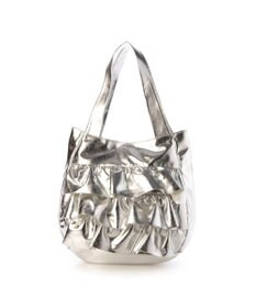 UNBILLION カシュカシュ cachecache / 合皮フリルトートバッグ