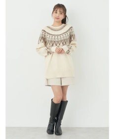 earth music&ecology オーロララメノルディックチュニック