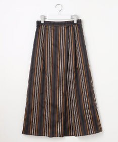 自由区 マルチストライプジャカード スカート