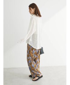 Green Parks カットレースシャツチュニック