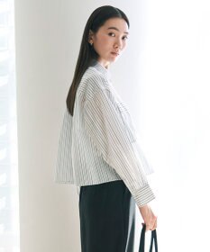 UNFILO シアークロップドシャツ