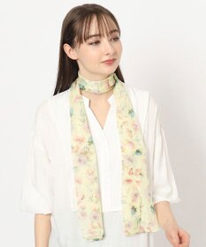 MOONBAT FURLA(フルラ) シルクシフォンロングスカーフ／35×150cm