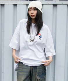 WEGO 【ユニセックス着用ITEM/SMLサイズ展開】別注BENDAVISワンポイントT（SS）