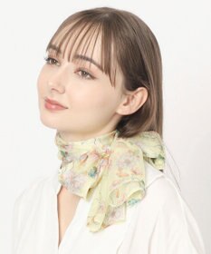MOONBAT FURLA(フルラ) シルクシフォンロングスカーフ／35×150cm