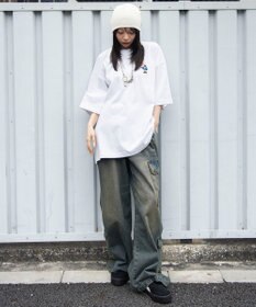 WEGO 【ユニセックス着用ITEM/SMLサイズ展開】別注BENDAVISワンポイントT（SS）